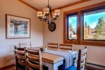 Dining area with views